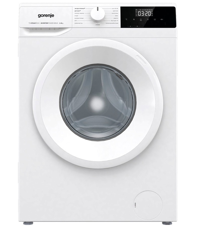 Изображение товара Стиральная машина Gorenje W1nhpi60scs 59.4x84.9x43.4 см 6 кг цвет белый