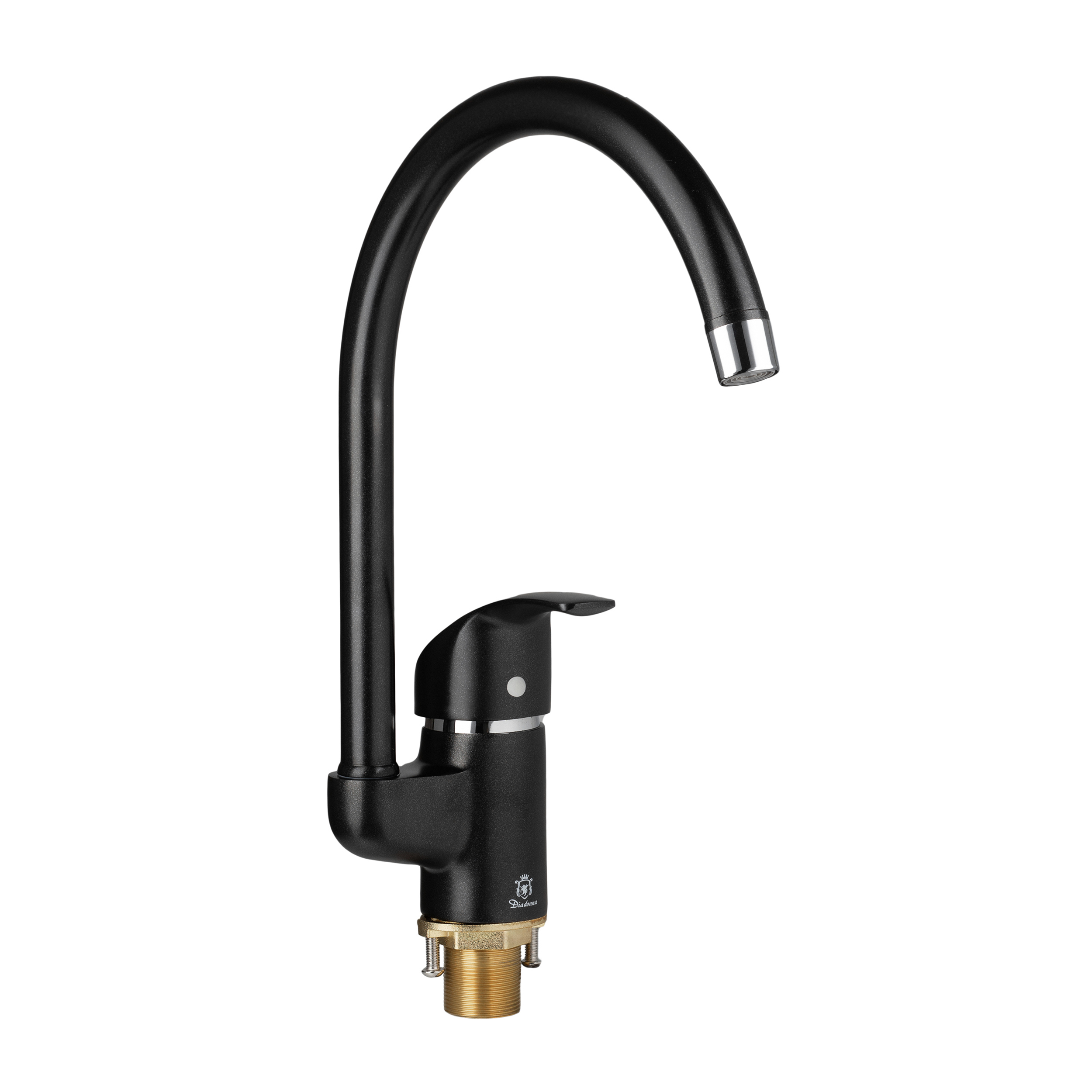 Изображение товара Diadonna D86-770102BL — поворотный излив 22.5 см, черный