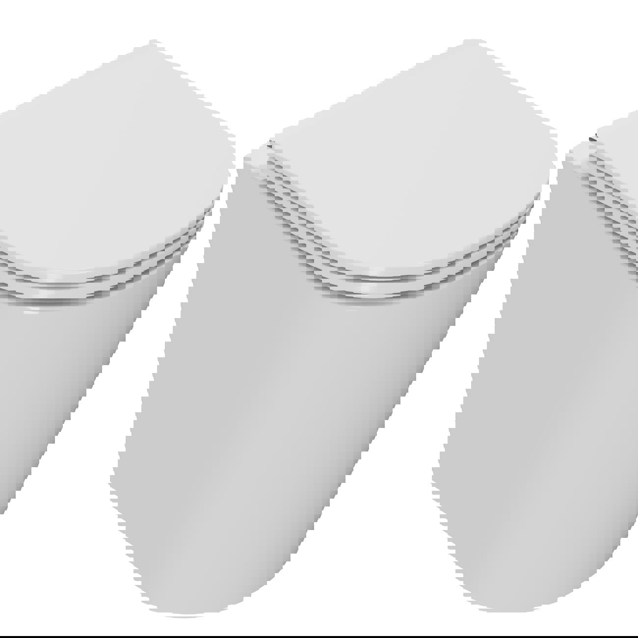 Изображение товара Унитаз подвесной Bauedge BK0001-HQ безободковый с сиденьем микролифт