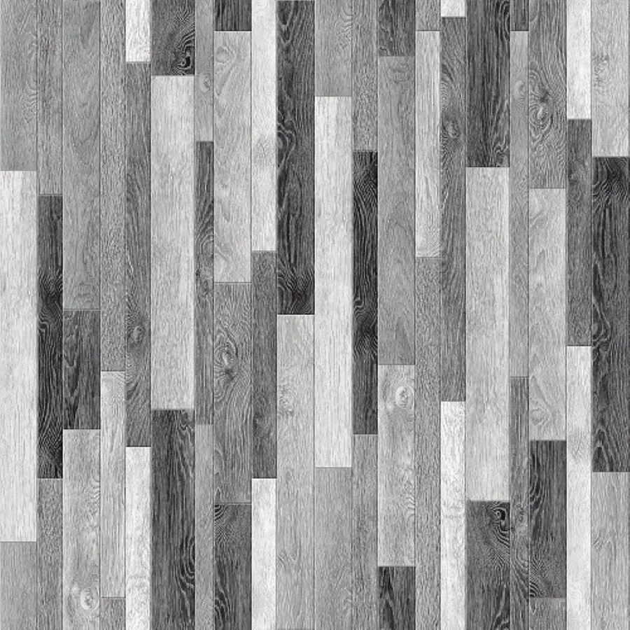 Изображение товара Линолеум Комитекс Бавария Кортрик 573 4 мм 2х5 м серый дизайн из доски