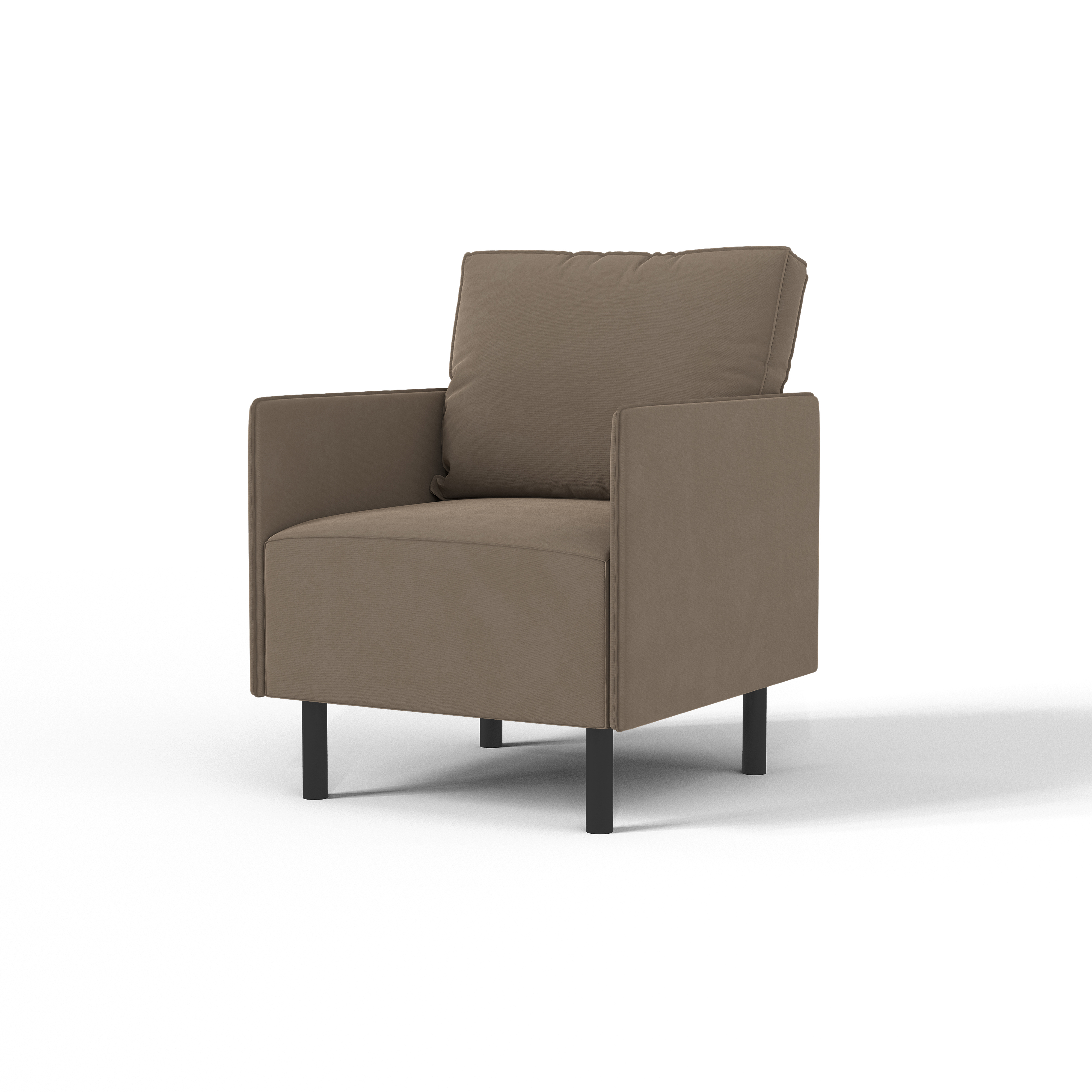 Изображение товара Кресло Salon Tron Орион 63x82x66 см коричневое велюр