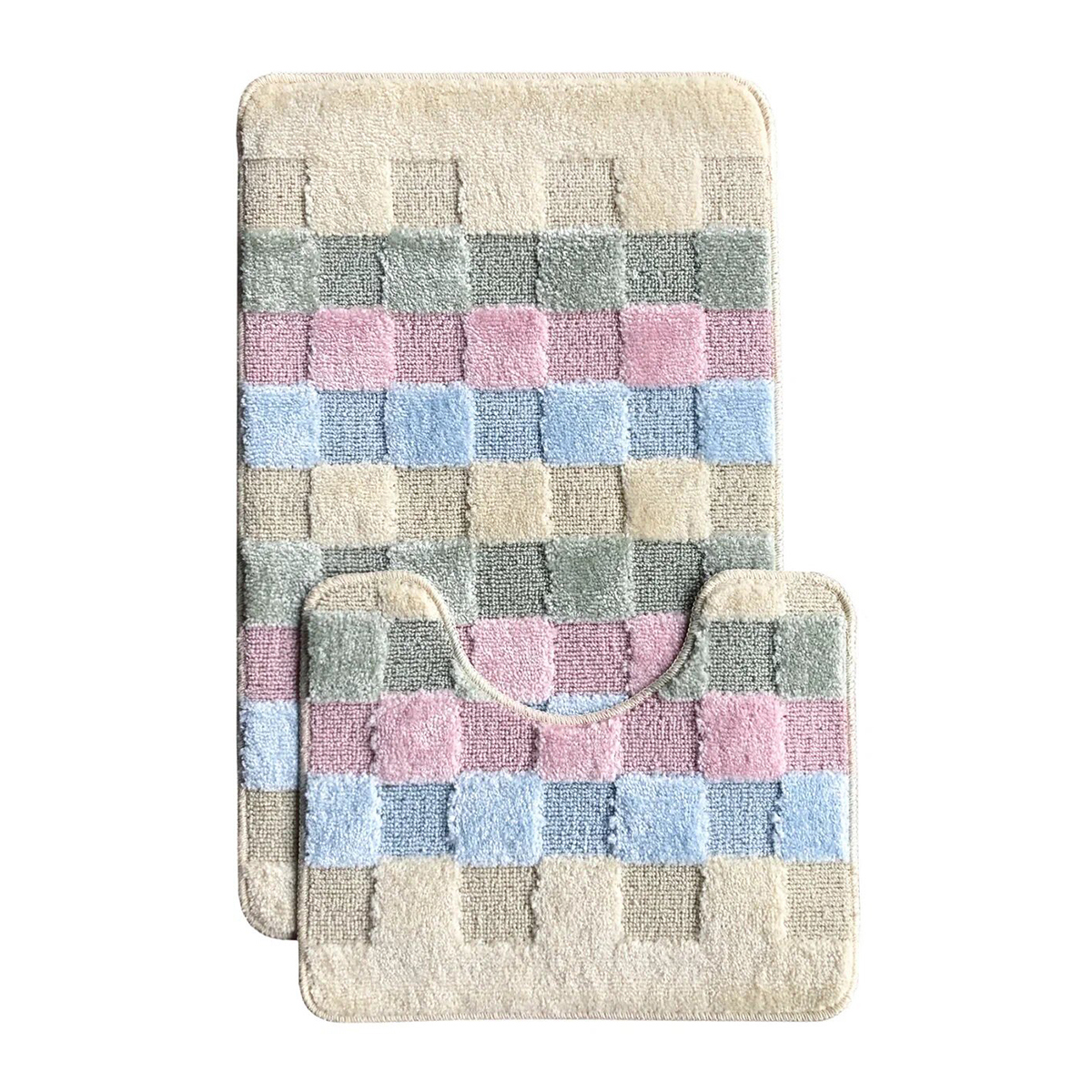 Изображение товара Коврик для ванной комнаты L'CADESI 272074 60x1см цвет розовый