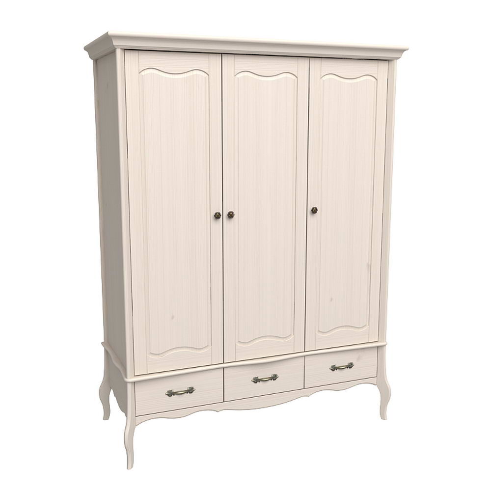 Изображение товара Шкаф распашной Лебо из массива сосны 158x210 см бежевый