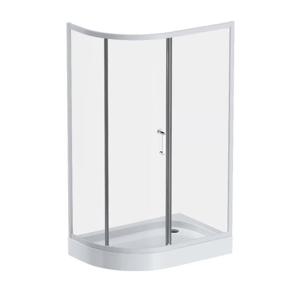 Изображение товара Душевой уголок Am.pm Like W83UG-302U120MT_7214 прямоугольник 120x80см хромированный профиль эффект стекла без покрытия