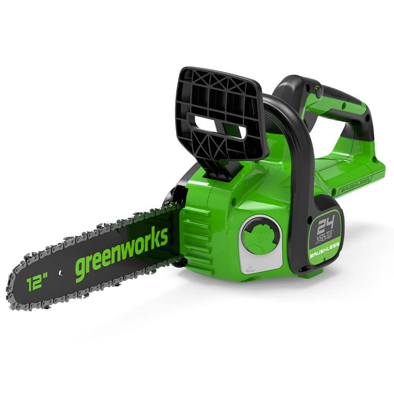 Изображение товара Аккумуляторная цепная пила Greenworks GD24CS30K4 24 В 30 см Бесщёточный двигатель