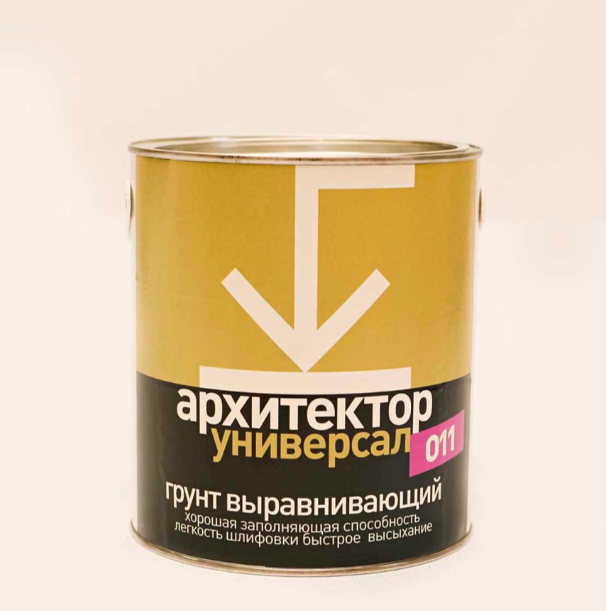 Изображение товара Грунт-антисептик для дерева и мебели Архитектор выравнивающий быстросохнущий 3.5кг
