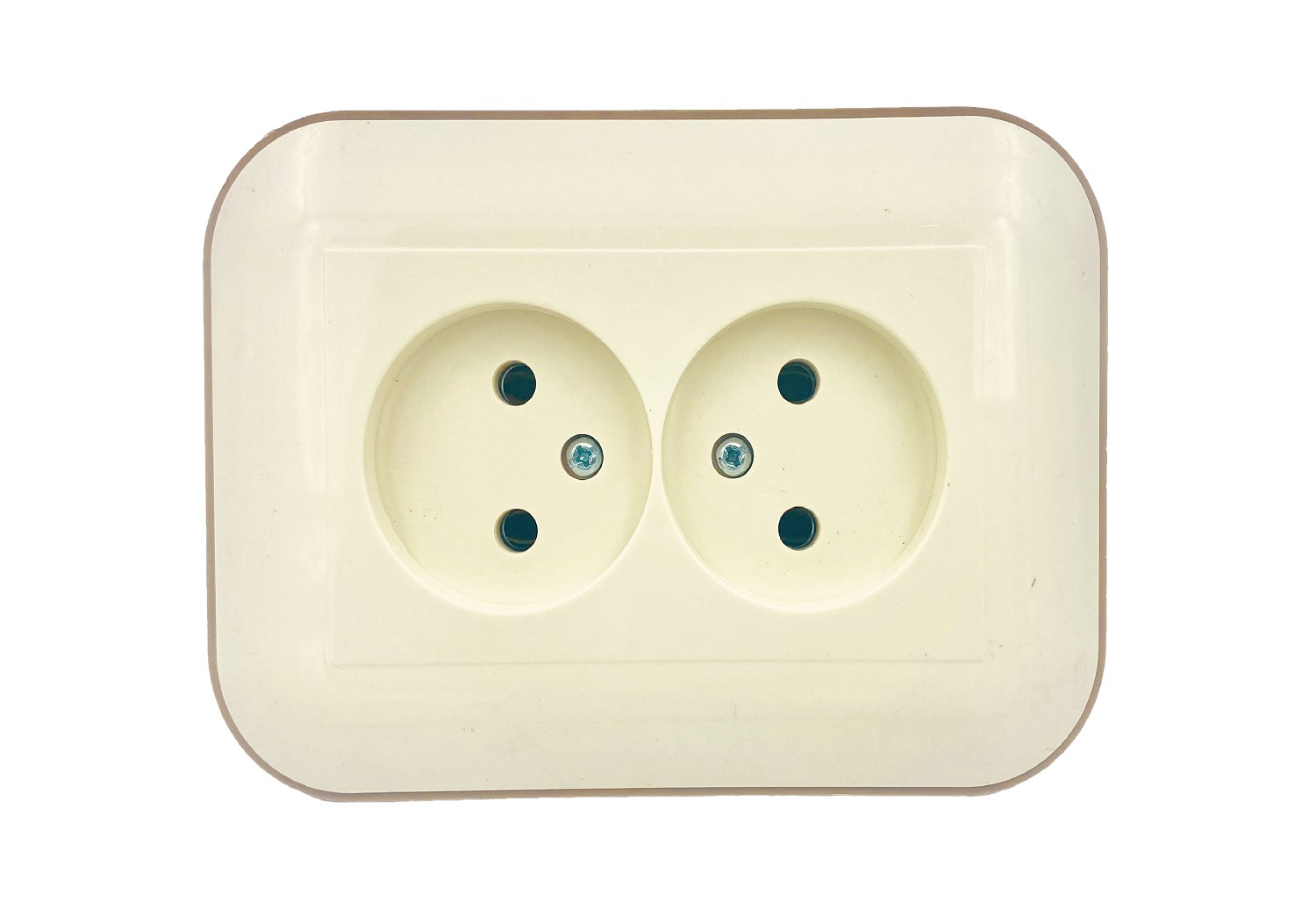 Изображение товара Розетка встраиваемая Ovivo Loft 404-020306-908 цвет крем/крафт