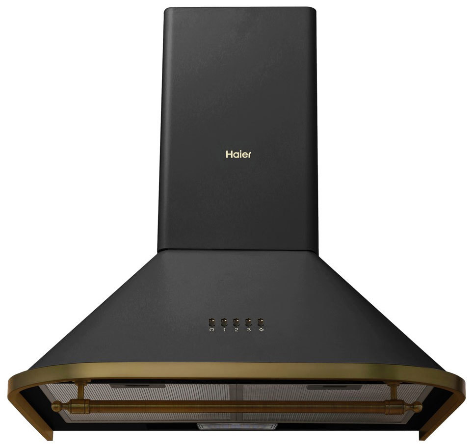 Изображение товара Вытяжка Haier HVX-W671ATQBB 60 см черная с механическим управлением