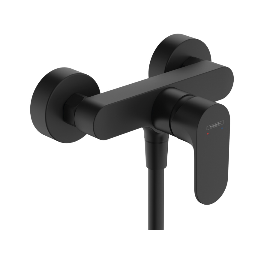 Изображение товара Смеситель для душа черный Hansgrohe Rebris S 72640670 с керамическим узлом и защитой