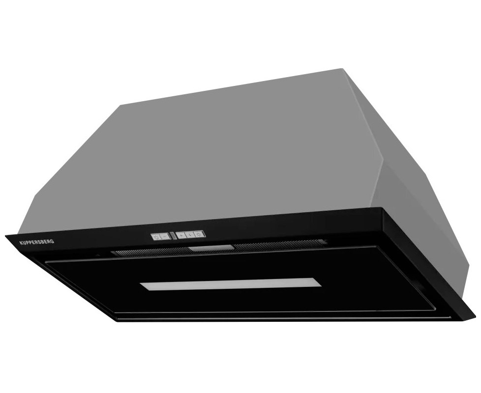 Изображение товара Вытяжка Kuppersberg INTRO 70 BLACK 70 см черный для кухни с LED освещением