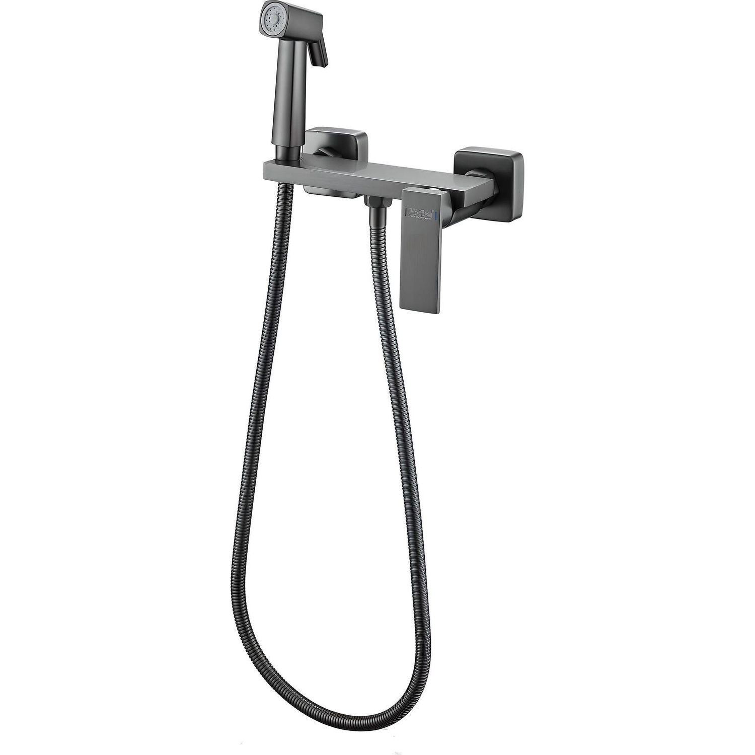 Изображение товара Смеситель для раковины HAIBA HB5517-3 оружейная сталь с умным контролем