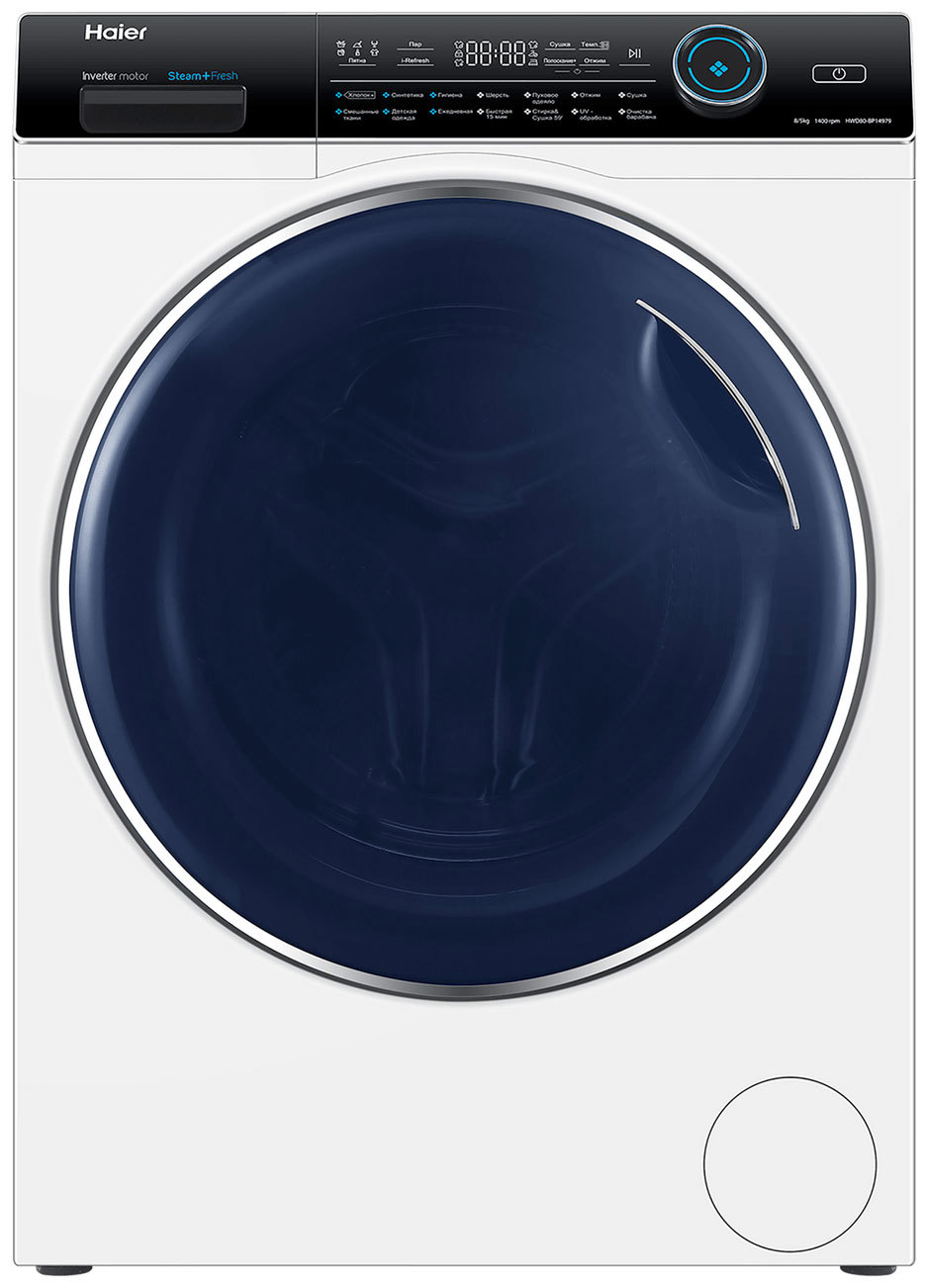 Изображение товара Стиральная машина с сушкой Haier HWD80-BP14979 8кг 14 программ автоматическая