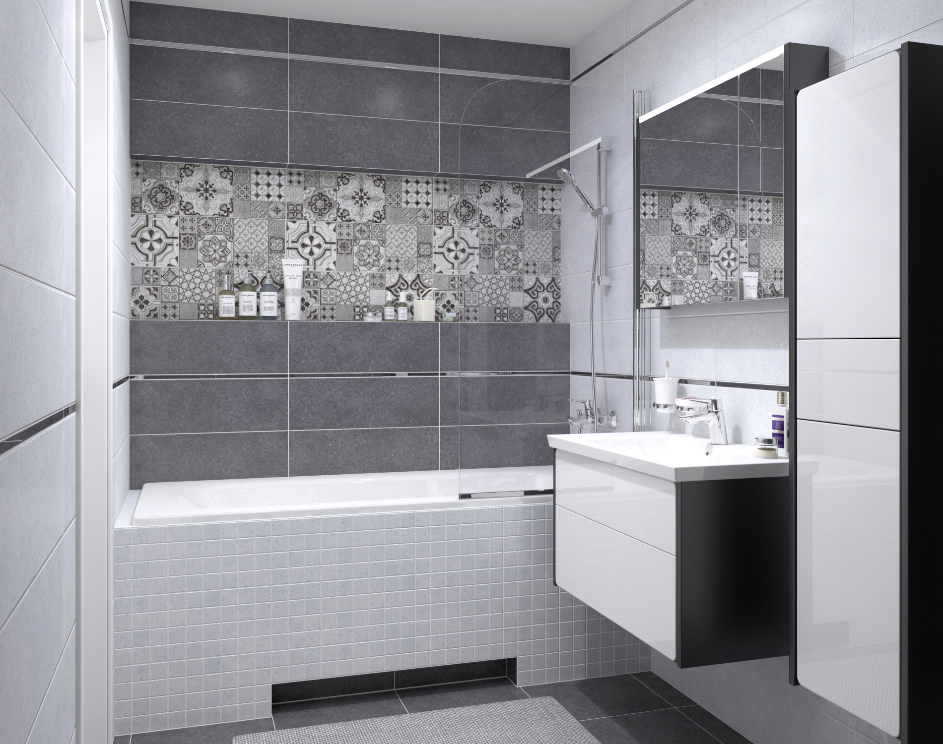 Изображение товара Керамическая плитка Laparet Mason х9999219884 20x60см 1.2 м² цвет черный, цена за упаковку