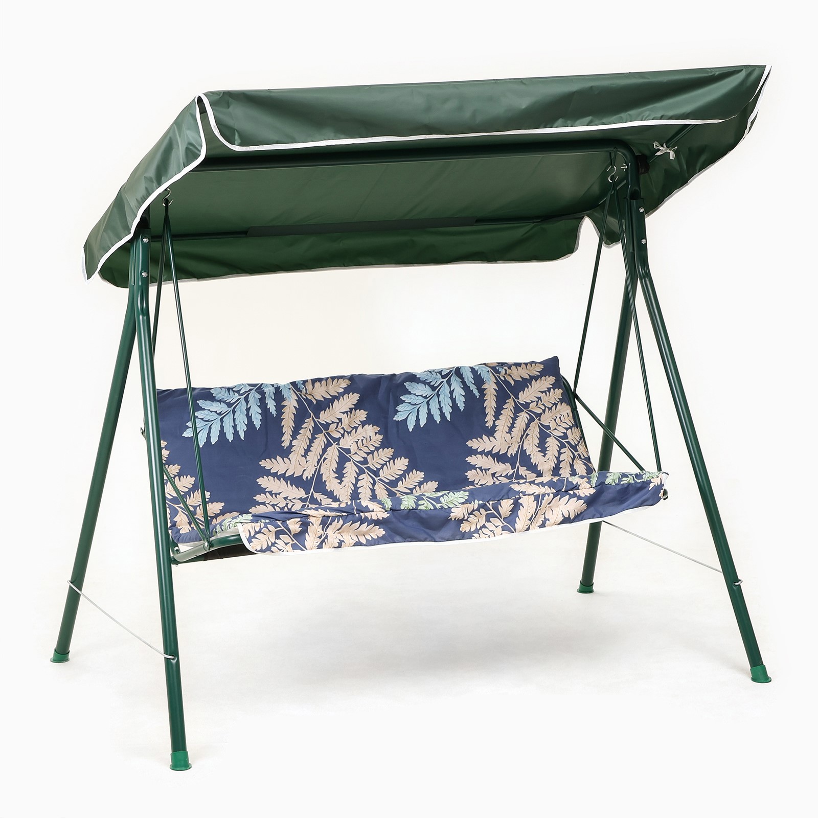 Изображение товара Качели садовые Адлер 2-х местные до 150 кг зеленый