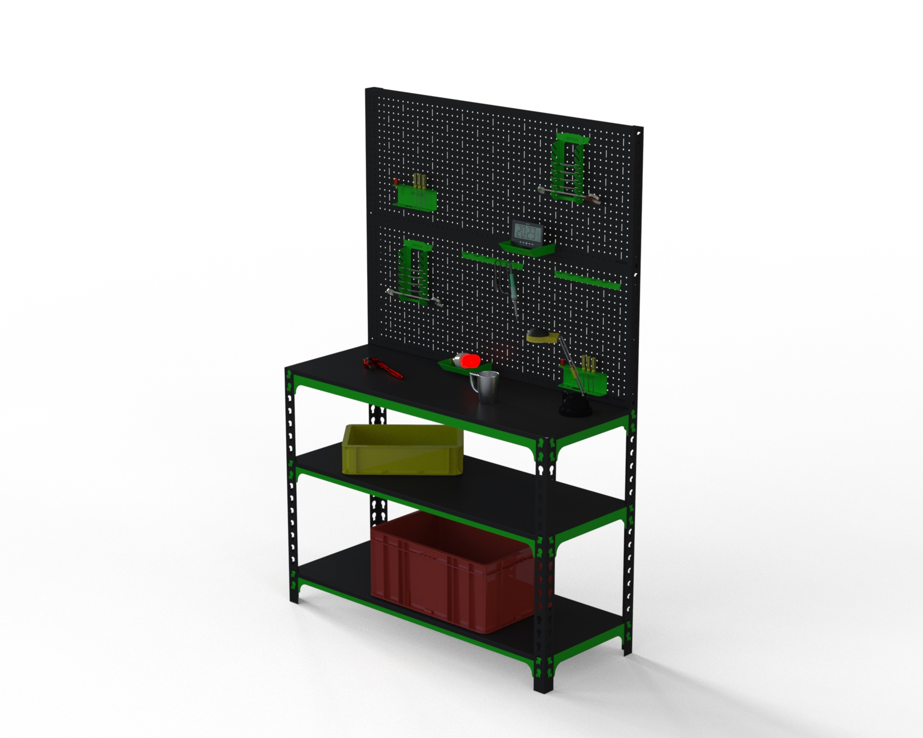 Изображение товара Стол-верстак Metalex SVPIIPRIIA951150 950x1100x500 мм, максимальная нагрузка 260 кг