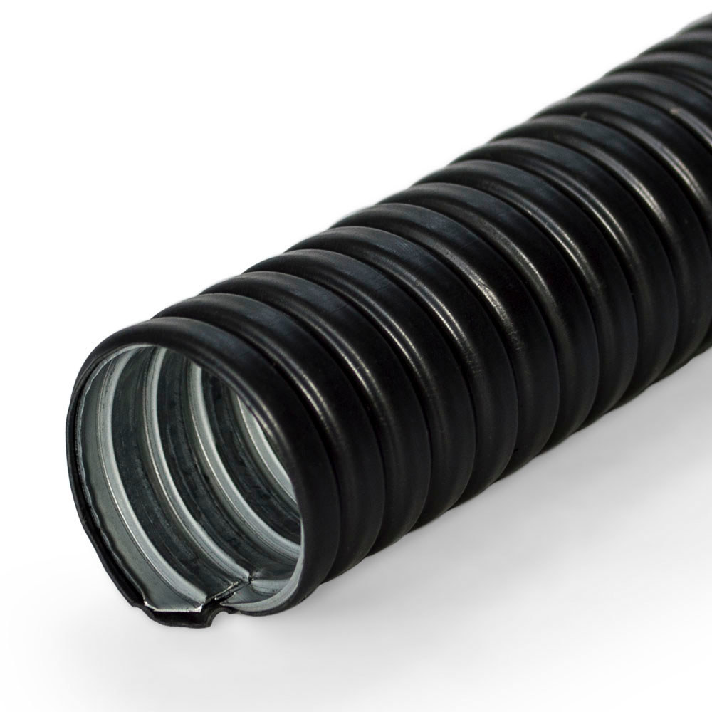 Изображение товара Металлорукав Урал пак D15 мм 50 м оцинкованная сталь черный