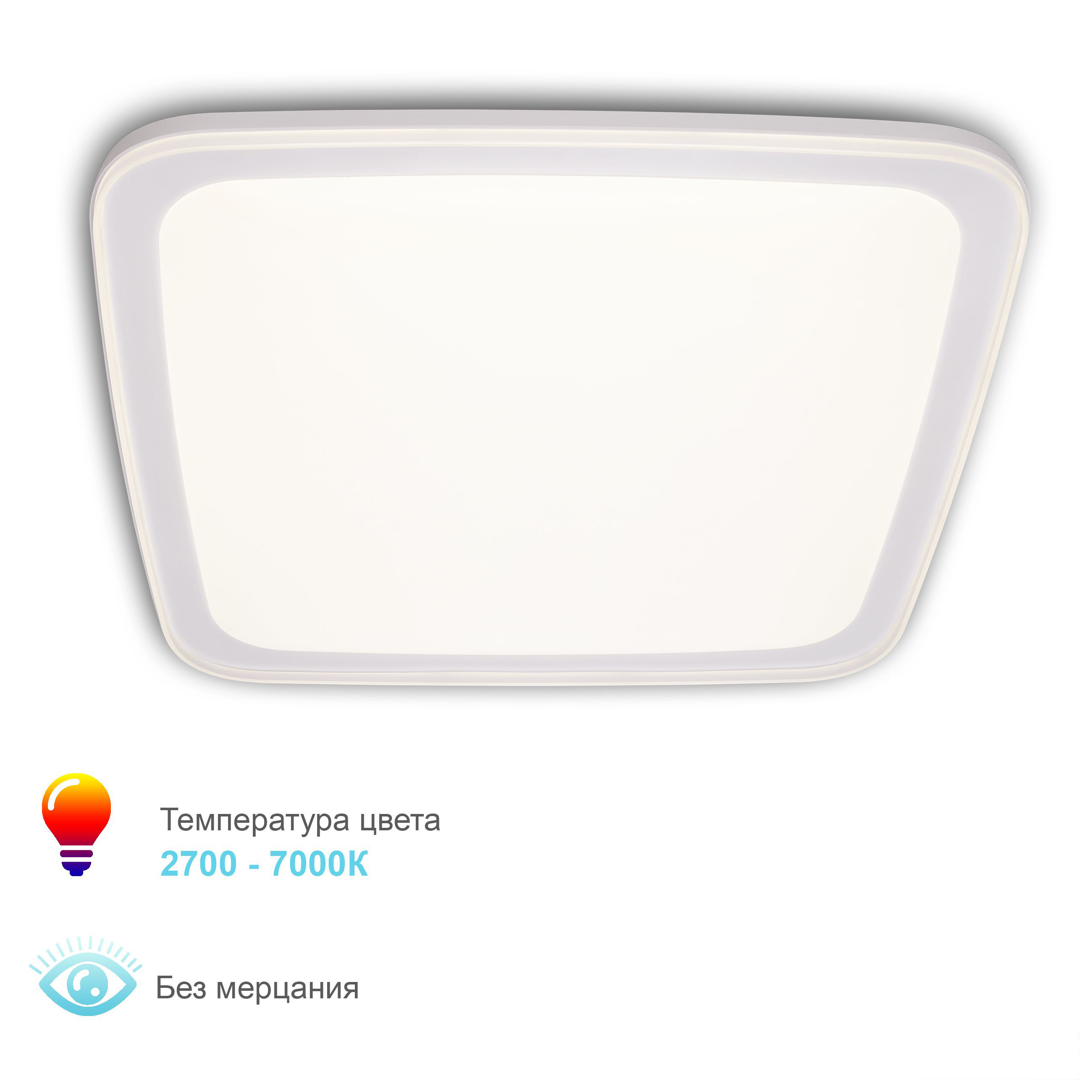 Изображение товара Настенно-потолочный светодиодный светильник Arte Perfetto Luce Genoa 3302.3216-KV-708/110 White сти