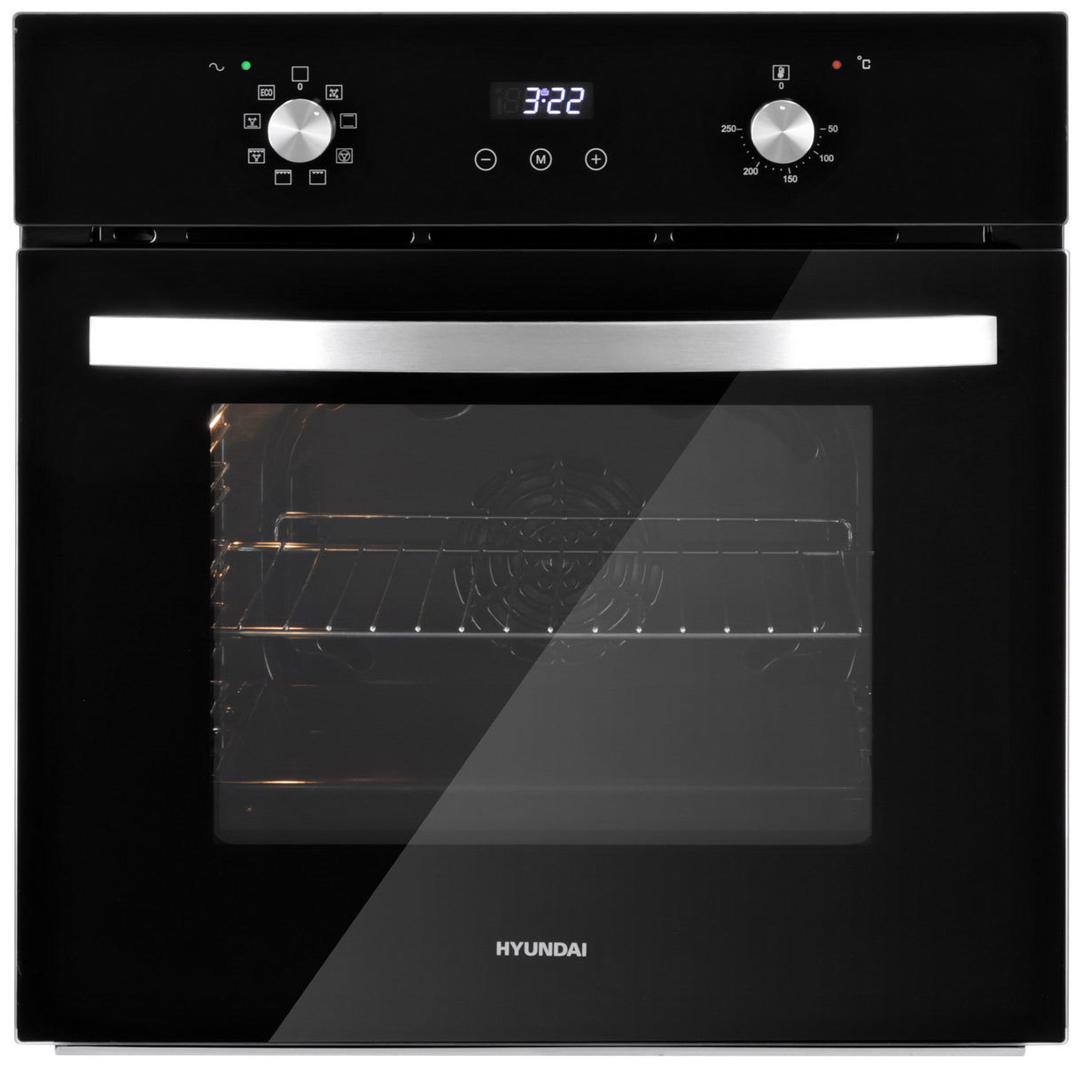 Изображение товара Встраиваемый духовой шкаф Hyundai Heo 6647 BG черный 68 л 8 режимов