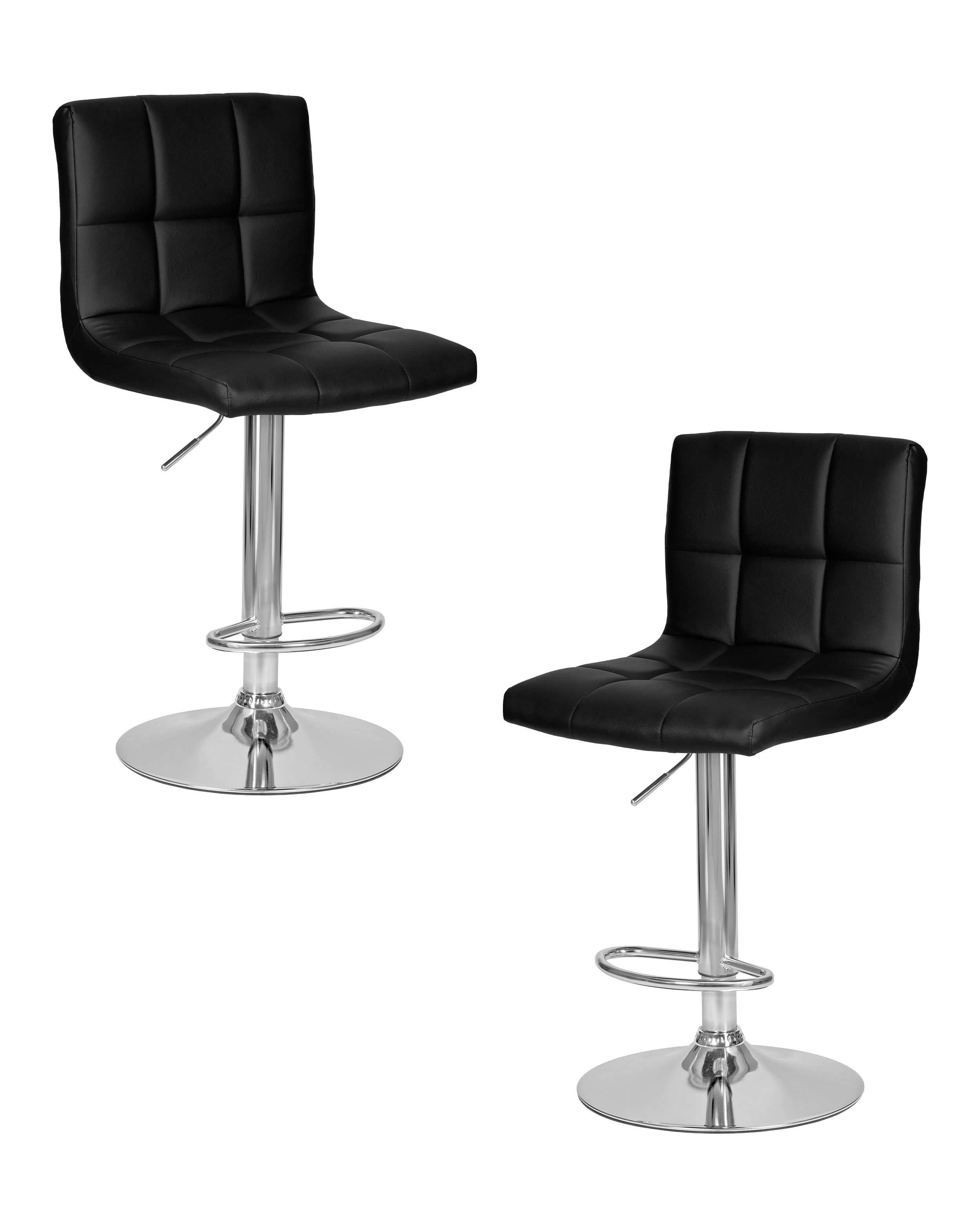 Изображение товара Комплект барных стульев 2 шт Dobrin Candy lm-5006 46x116x52 см цвет черный