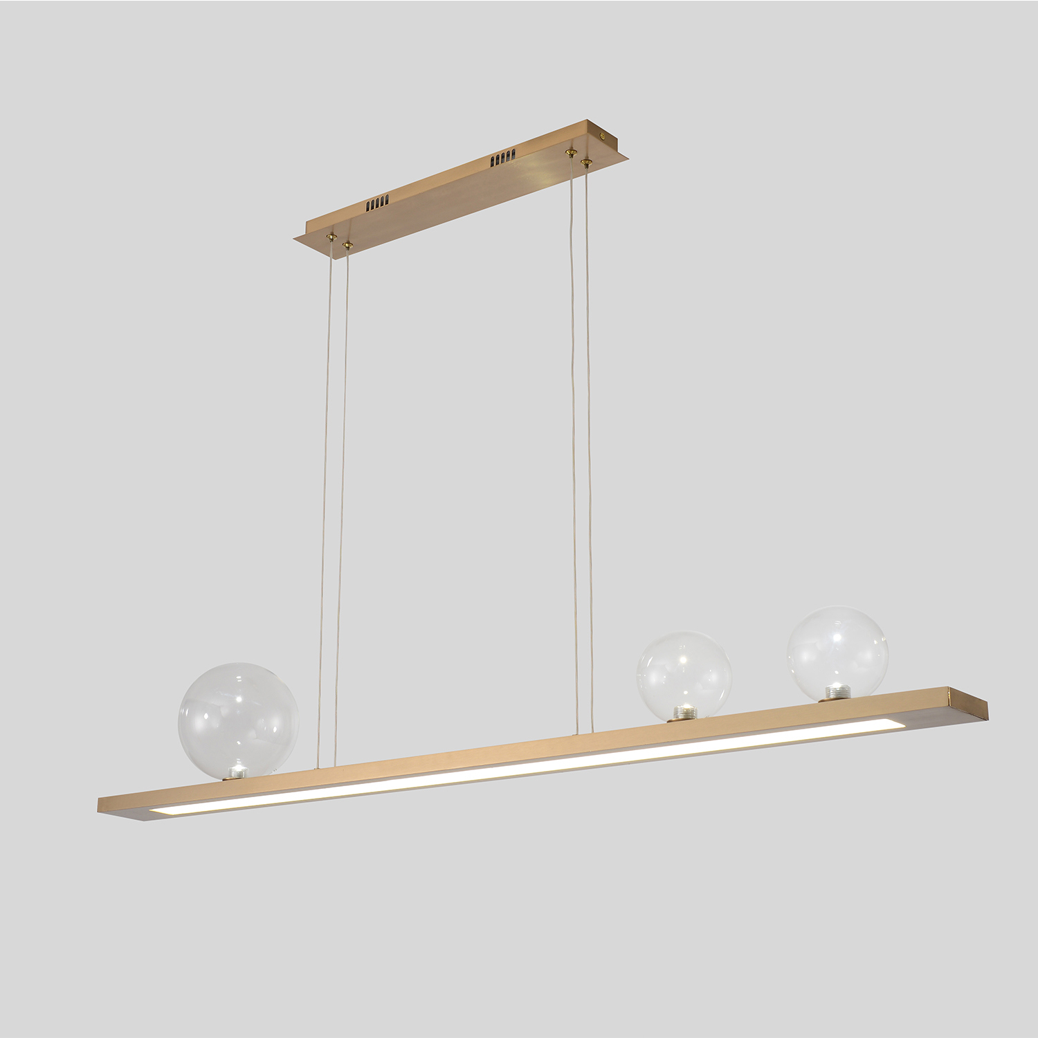 Изображение товара Светильник подвесной светодиодный Crystal Lux Ahora sp1 l1200 brass