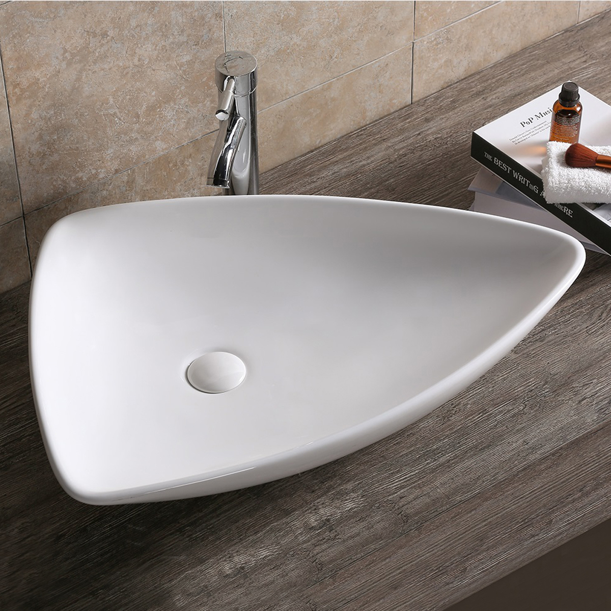 Изображение товара Раковина накладная Ceruttispa 9576 70см цвет белый