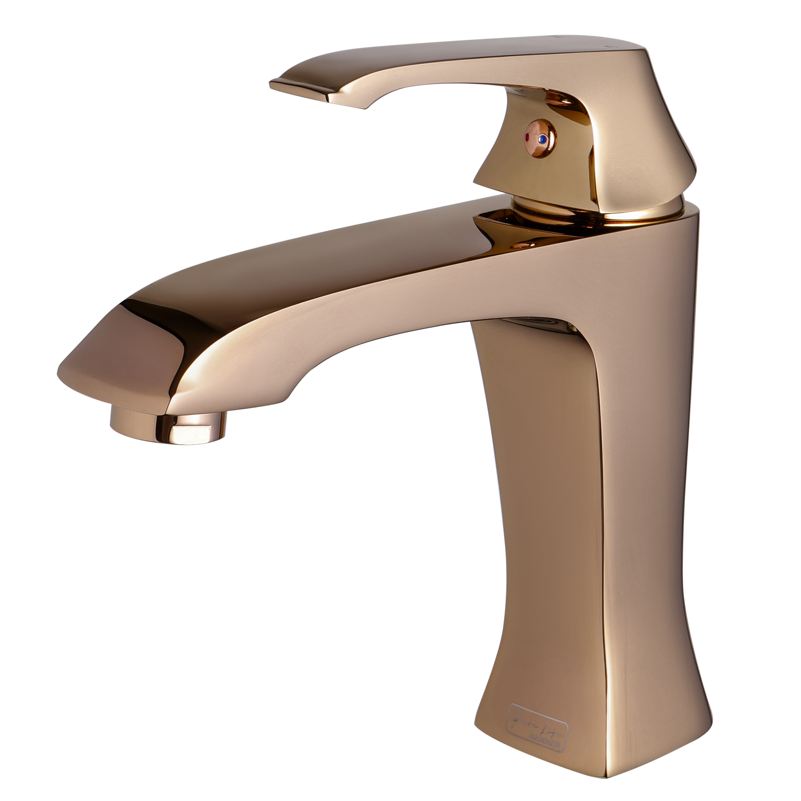 Изображение товара Смеситель для раковины Maxonor PURE LIFE PL1188 однорычажный золотой высокий