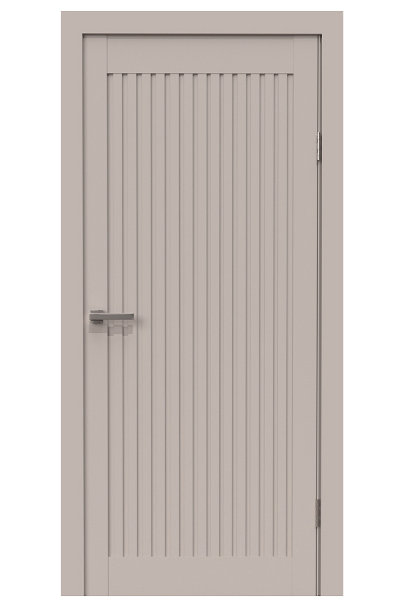 Изображение товара Дверь межкомнатная DK-doors Lux 23 глухая 80x200см ПВХ цвет велютто крема без замка и петель в комплекте