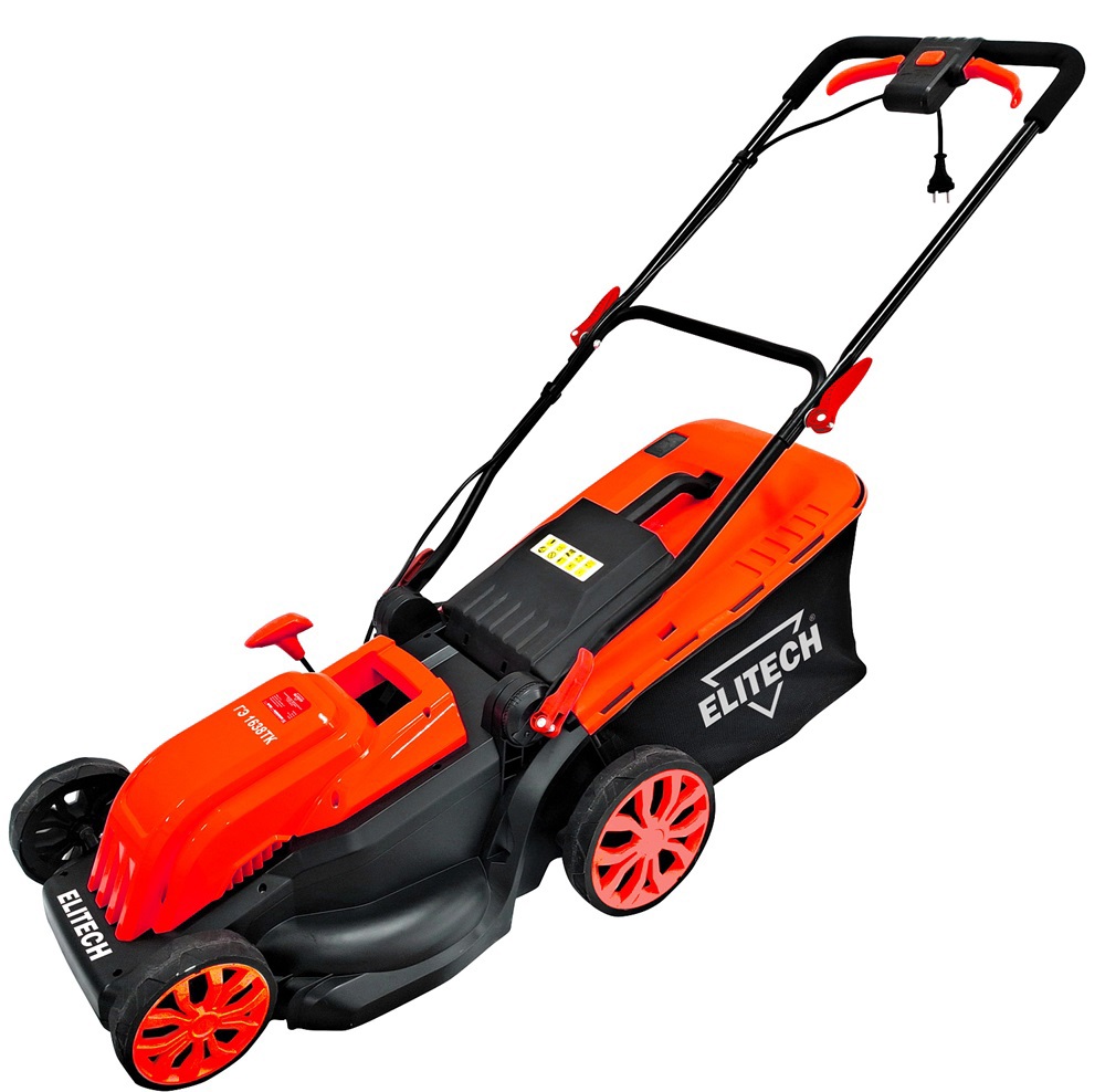 Изображение товара Газонокосилка электрическая Elitech Гэ 1638тк 1600 Вт 38 см
