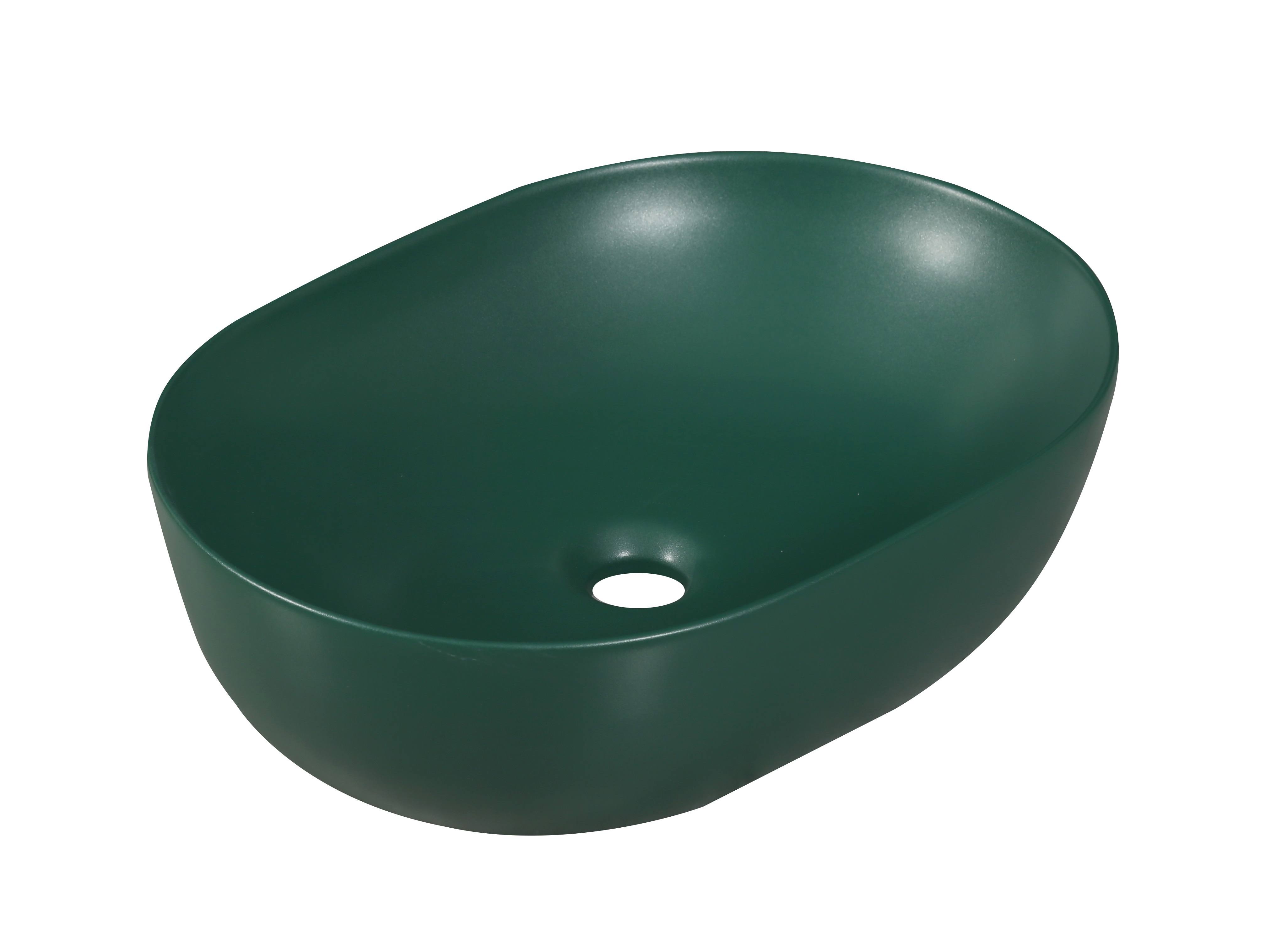 Изображение товара Раковина Milleau NUAGE Накладная Зеленый 35.5 см