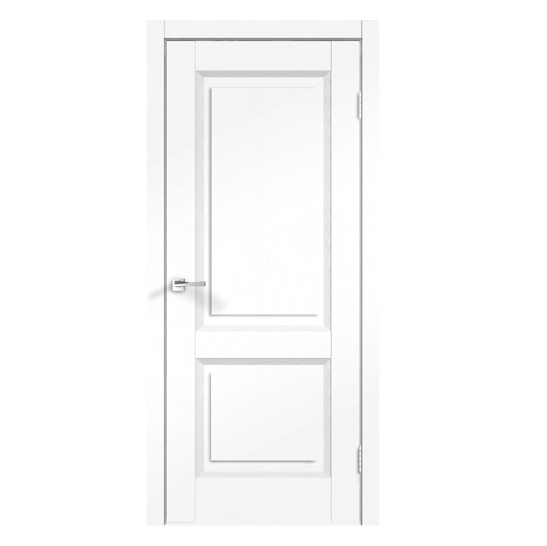 Изображение товара Дверь межкомнатная Velldoris SoftTouch Alto 6 остеклённая 90x200см финиш бумага цвет ясень белый структурный без замка и петель