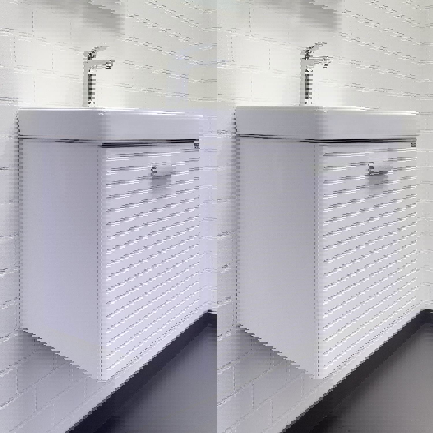 Изображение товара Тумба под раковину напольная Comforty 00-00019565 71см цвет белый