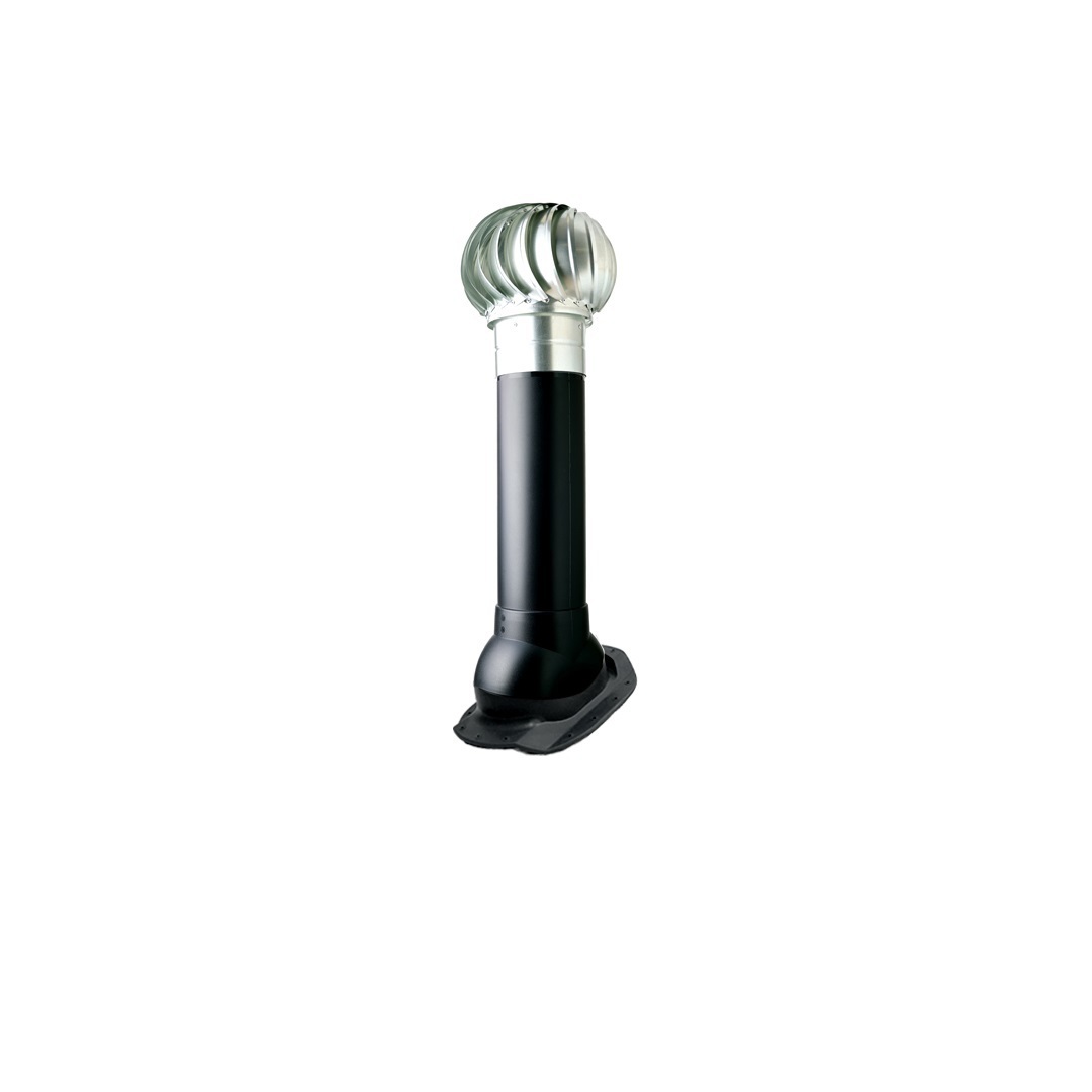 Изображение товара Комплект кровельной вентиляции Polivent TD160 с утепленным выходом и турбодефлектором