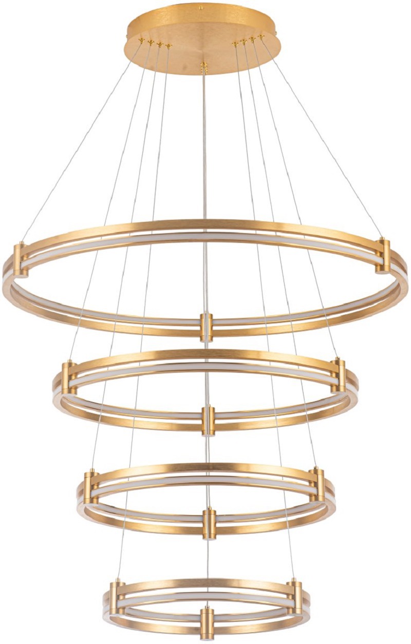 Изображение товара Подвесной светодиодный светильник Tooring с пультом управления 24 м² золотой