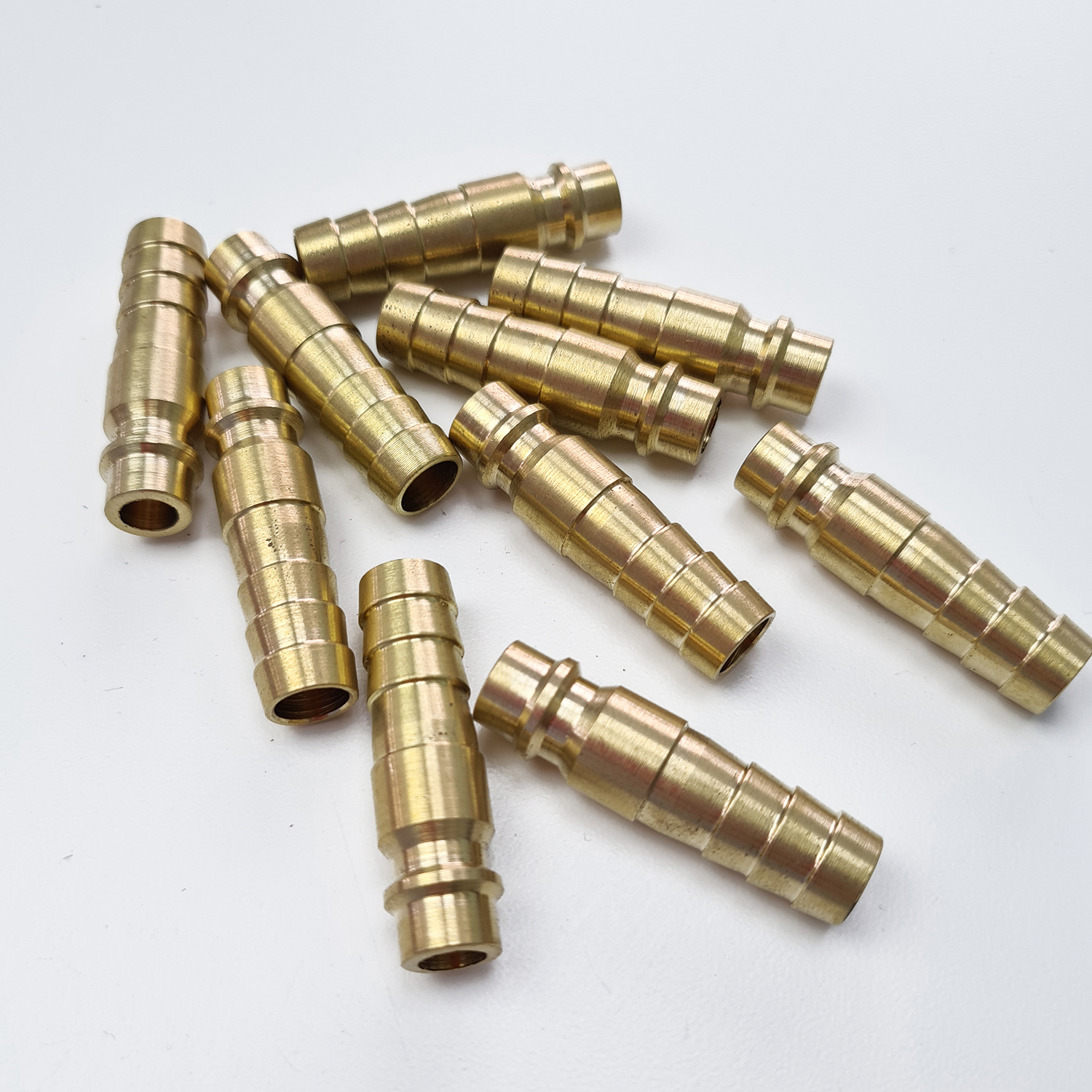 Изображение товара Штуцер Профитт быстроразъёмный латунный БРС с выходом под шланг 10 мм - 10 шт.