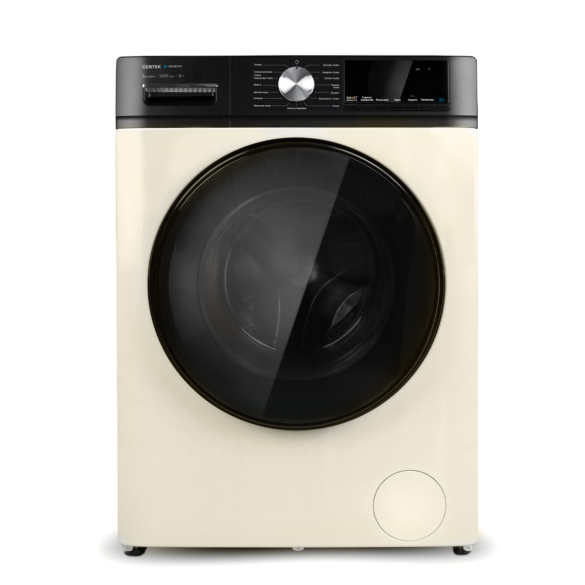 Изображение товара Стиральная машина Centek CT-1959 8 кг 1400 об/мин бежевый