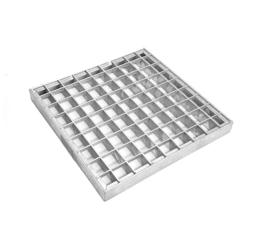 Изображение товара Прессованный решетчатый настил Aquadrenag 33x33/30x2 оцинкованная сталь 500x1000мм