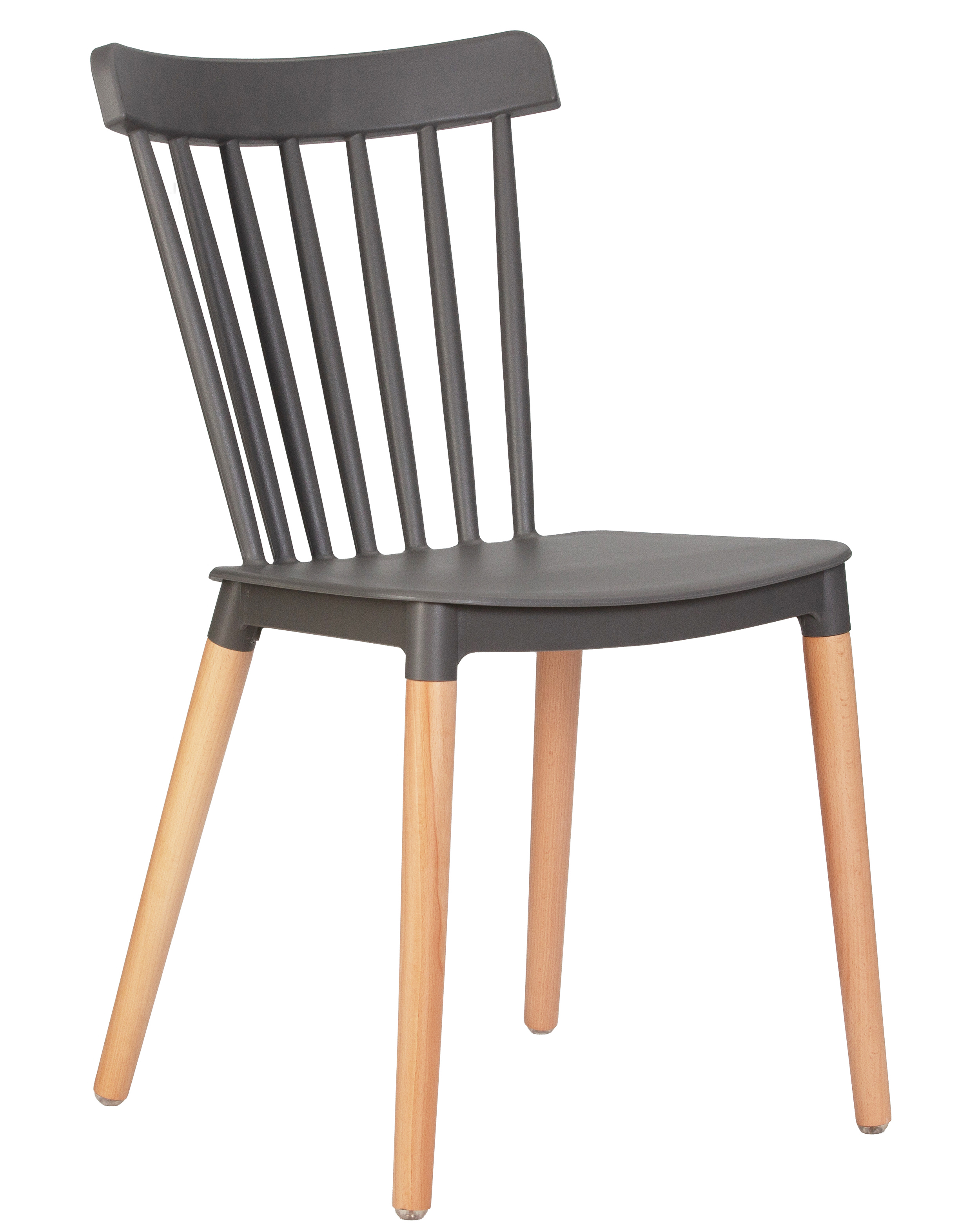 Изображение товара Кухонный стул Dobrin Theo LMZL 46x46x50 см пластик цвет серый