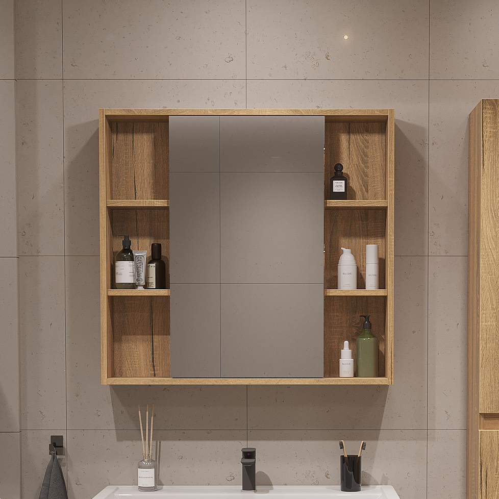 Изображение товара Шкаф подвесной Sanstar Lavanti 446.1-2.4.1. 79.9x72.9см цвет дуб вотан