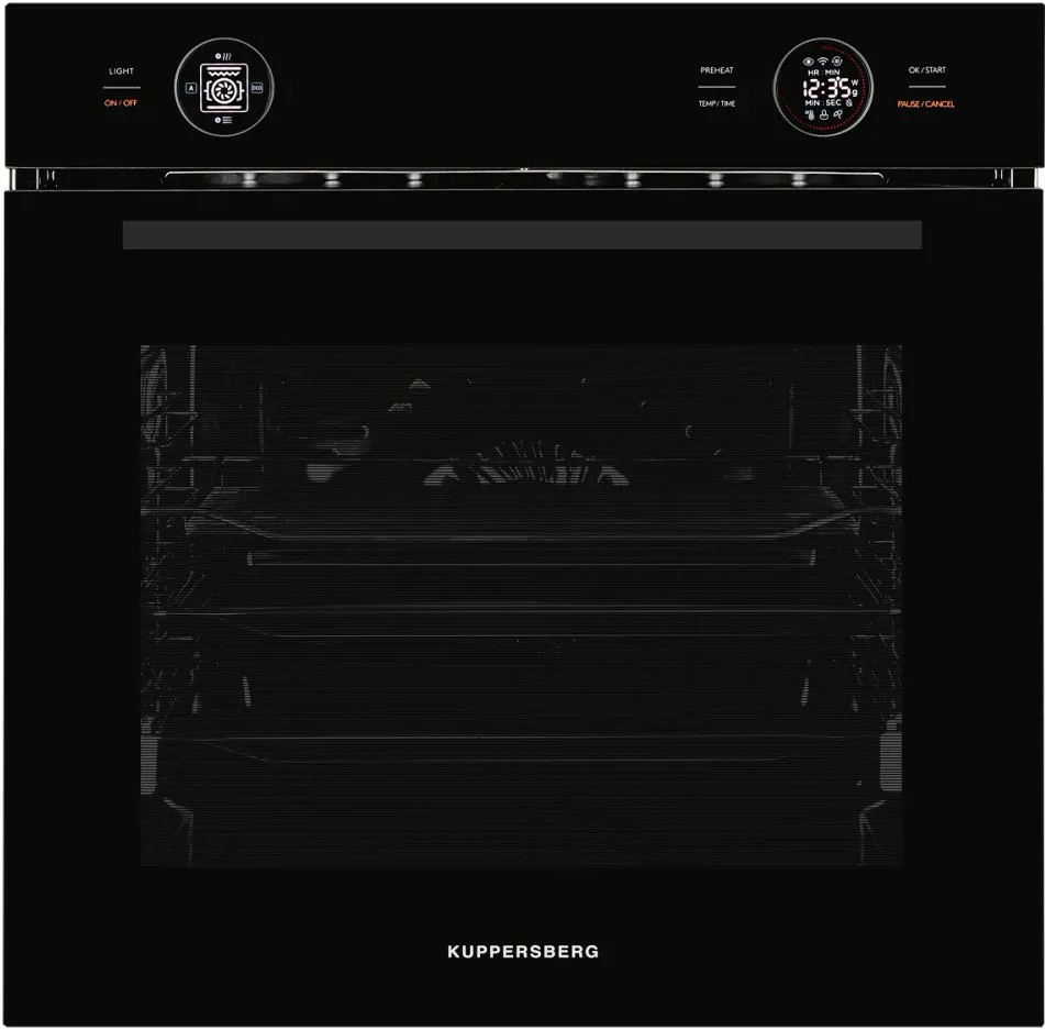Изображение товара Встраиваемый духовой шкаф Kuppersberg Ht 612 Black 59.50x59.50x56.60 см цвет черный