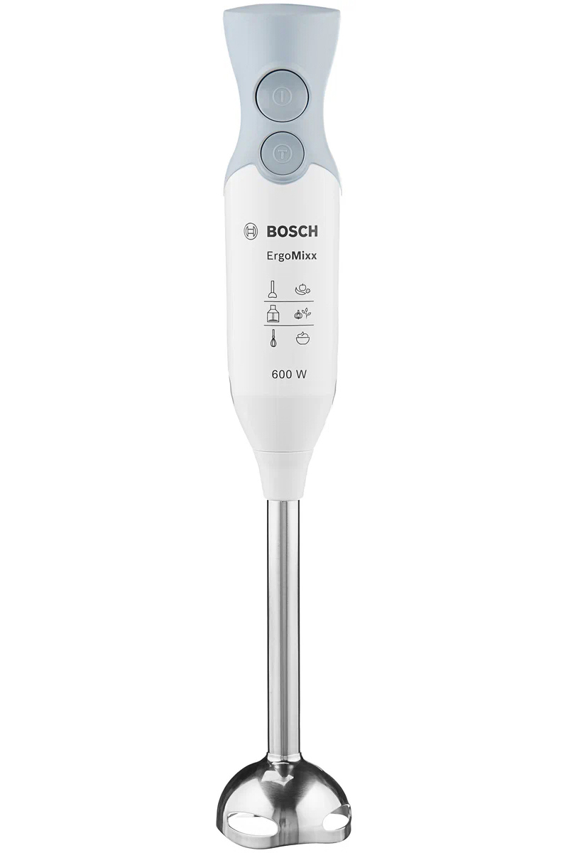Изображение товара Погружной блендер Bosch ErgoMixx MSM66110 600 Вт двухскоростной белый серый