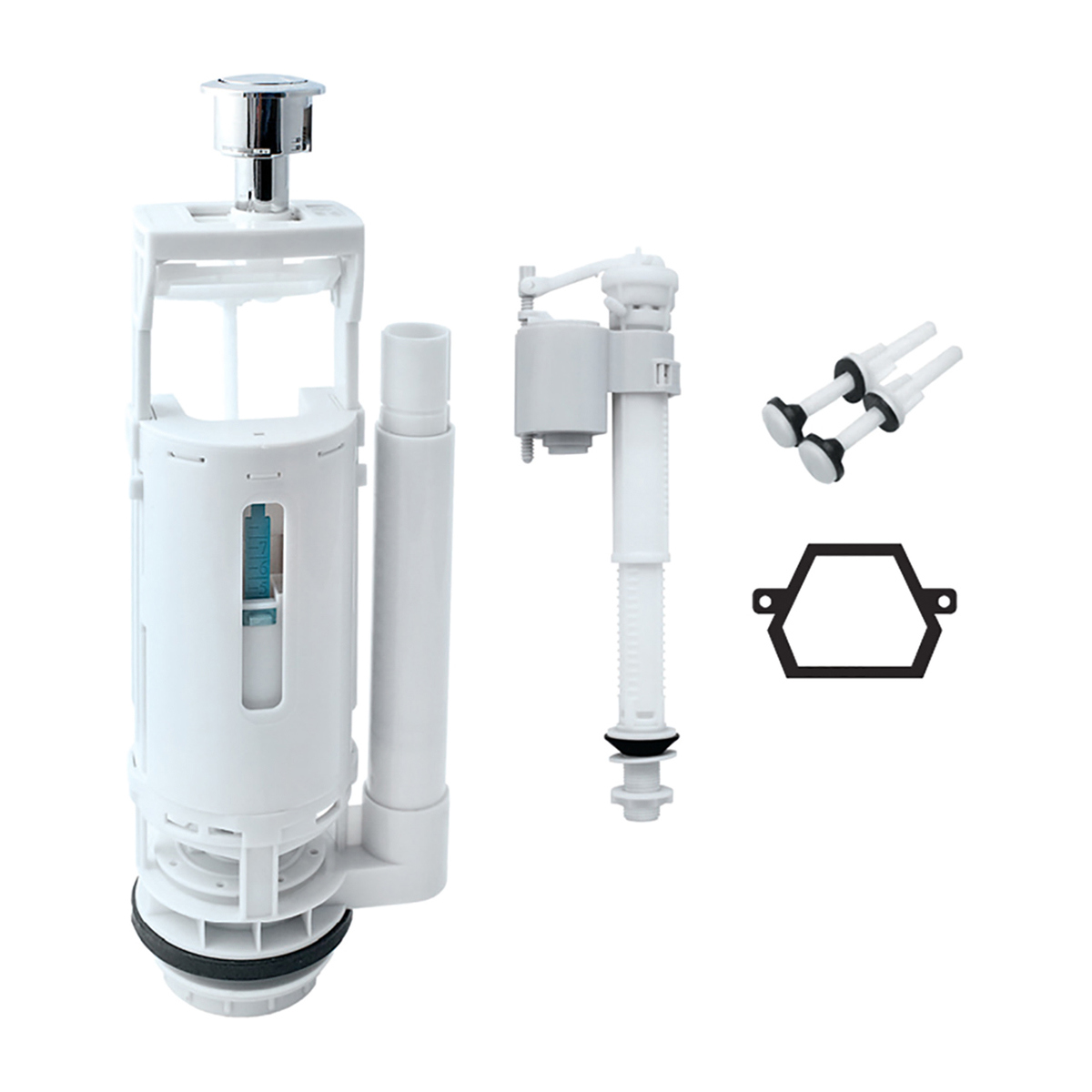 Изображение товара Смывная арматура Iddis F012400-02K для унитаза