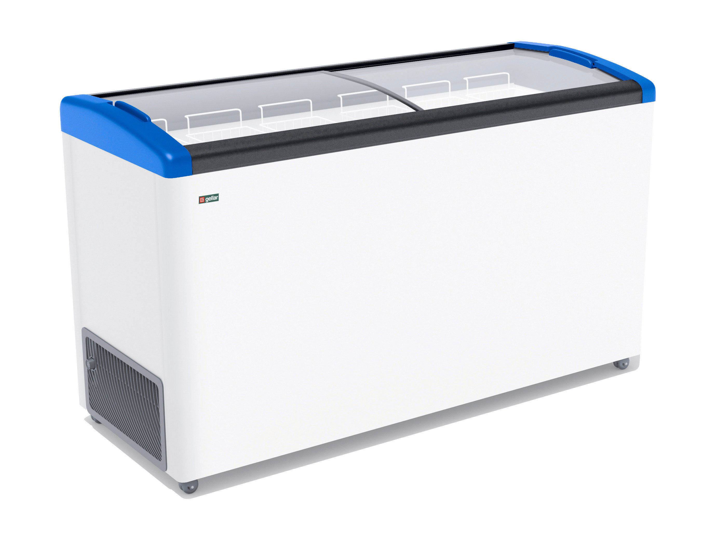 Изображение товара Морозильный ларь Gellar 364205 141x86x65 см цвет белый, синий