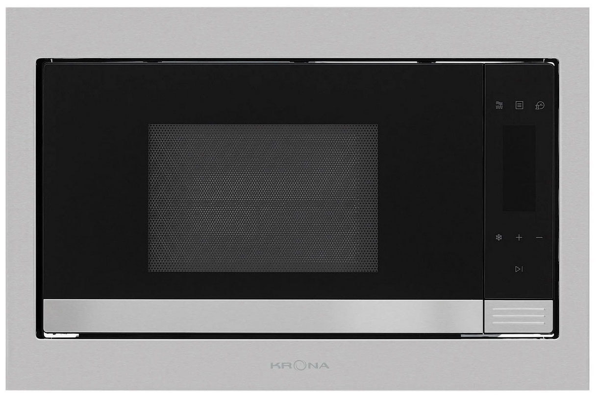 Изображение товара Встраиваемая микроволновая печь Krona ESSEN 60 IX 31 л 59.2x39x40.1 см цвет нержавеющая сталь