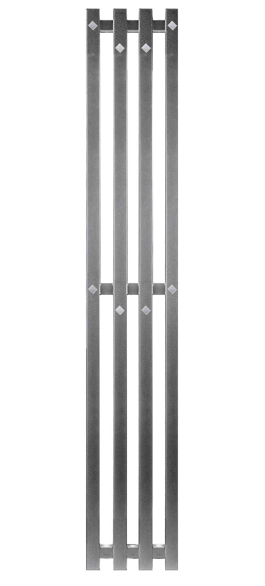 Изображение товара Водяной полотенцесушитель Secado Сандриго 4К 1500x240 мм графит нержавеющая сталь