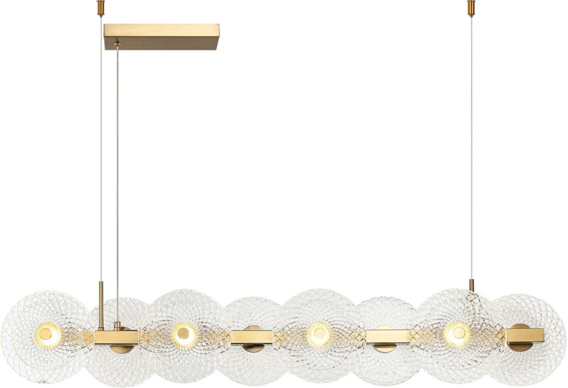 Изображение товара Светильник подвесной светодиодный Stilfort Sportu 4012-05-08pl 10 м² теплый белый желтый свет цвет бронза