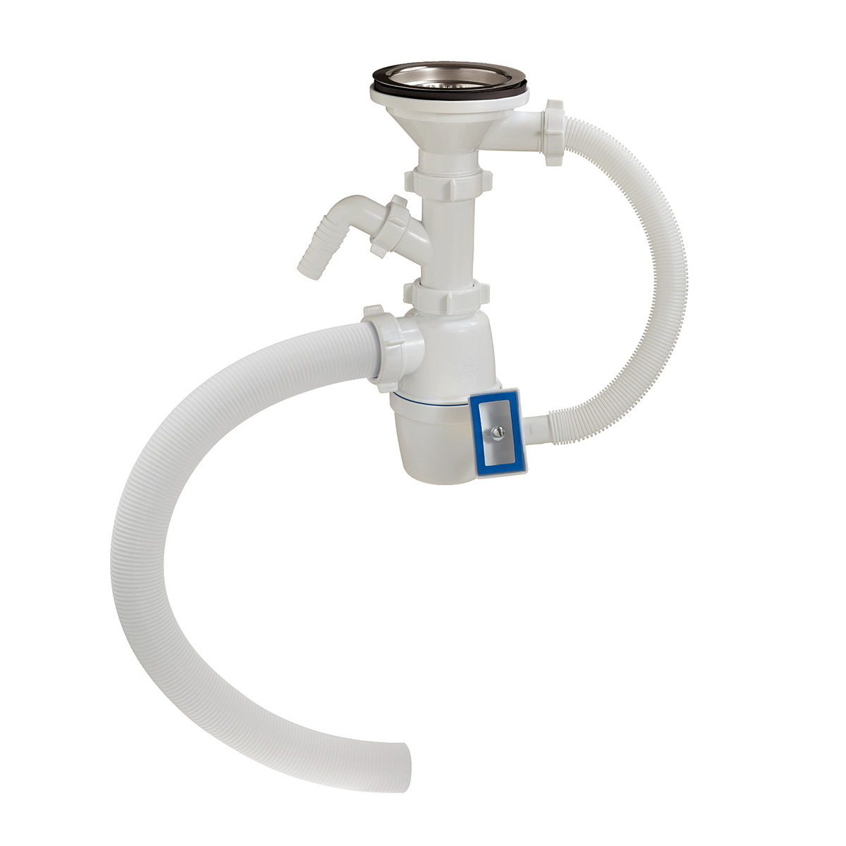 Изображение товара Сифон для стиральной машины Orio Е-4011 D40 мм белый