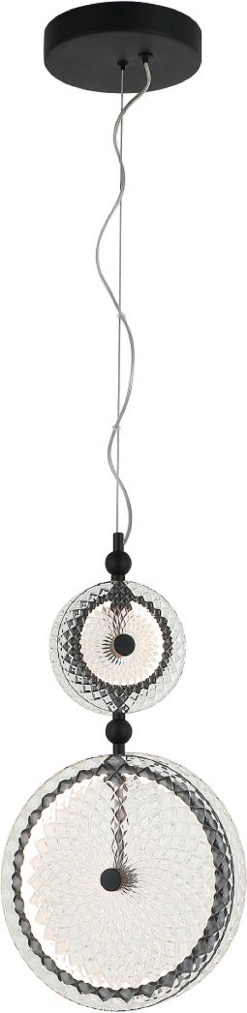 Изображение товара Подвесной светодиодный светильник Sportu 8 м² черный с поворотными плафонами