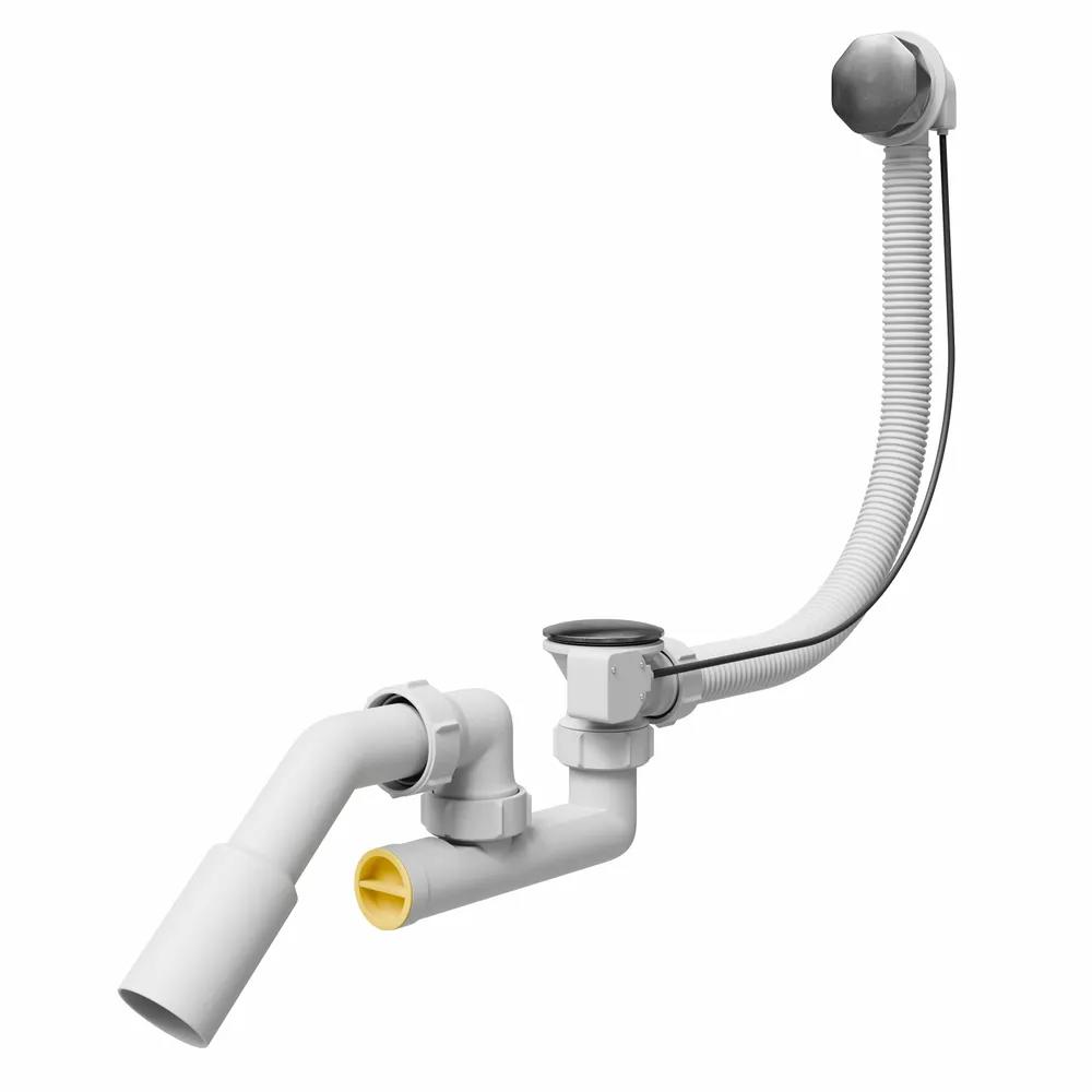 Изображение товара Слив-перелив для ванны MILACIO MCU.014.GM с тросиком 113.5 см темно-серый