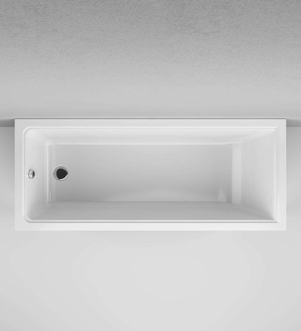 Изображение товара Ванна акриловая Alba Spa Gamma прямоугольная 170x70 см