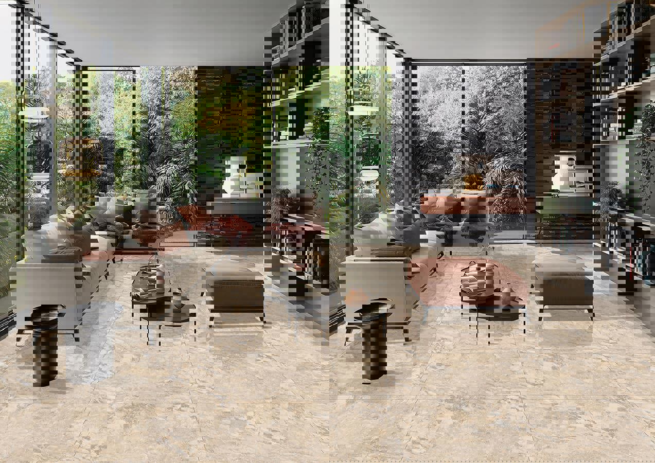 Изображение товара Керамогранит Primavera PR204 60x120см 1.44 м² цвет бежевый, цена за упаковку